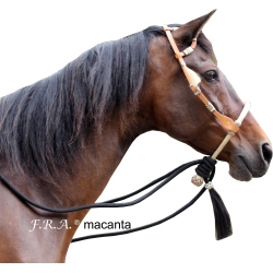 Macanta Bosal Bitless Bridle Complete With Mecate Rope Rein